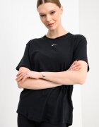 Nike Свободна фитнес тениска One Бял/Черен