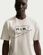 Nike Свободна тениска с лого Крем