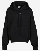 Nike Свободно худи Phoenix с джоб кенгуру - Черен