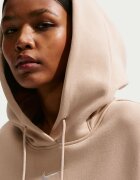 Nike Свободно худи Phoenix с джоб кенгуру Праскова