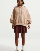 Nike Свободно худи Phoenix с джоб кенгуру Праскова