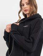 Nike Свободно худи Phoenix с цип Черен