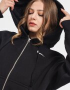 Nike Свободно худи Phoenix с цип Черен