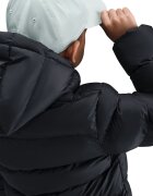 Nike Свободно подплатено зимно яке с лого Черен