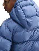 Nike Свободно подплатено зимно яке с лого Прашно синьо