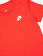 Nike Тениска Futura с овално деколте Червен