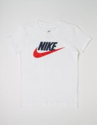 Nike Тениска Futura с овално деколте и лого Бял