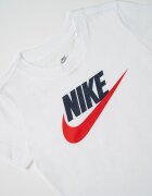 Nike Тениска Futura с овално деколте и лого Бял