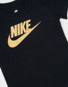 Nike Тениска Futura с овално деколте и лого Златист/Черен
