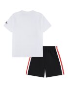 Nike Тениска и къс панталон - 2 части Червен/Черен/Бял