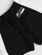 Nike Тениска и къс панталон с лого - 2 части Черен/Бял