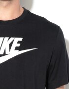 Nike Тениска Icon Futura с лого Черен/Бял