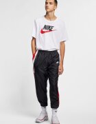 Nike Тениска Icon Futura с лого Тъмночервен/Избеляло черно/Бял