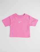 Nike Тениска с лого Бял/Пастелнорозов