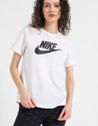 Nike Тениска с лого Essentials Бял