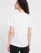 Nike Тениска с лого Essentials Бял