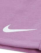 Nike Тениска с памук и къс панталон Светло сив/Tъмносив/Магента