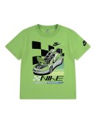 Nike Тениска с памук с овално деколте Бледозелен