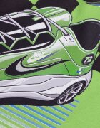 Nike Тениска с памук с овално деколте Бледозелен