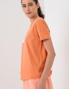 Nike Тениска Sportswear Essentials с лого Розова сьомга/Бял