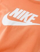 Nike Тениска Sportswear Essentials с лого Розова сьомга/Бял