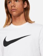Nike Тениска Sportswear Swoosh с лого Бял