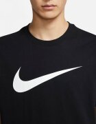 Nike Тениска Sportswear Swoosh с лого Черен