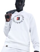 Nike Тениска за тенис с Dri Fit и лого - Бял