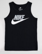 Nike Топ с лого Бял/Черен