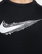 Nike Тренировъчна тениска Multi Бял/Черен