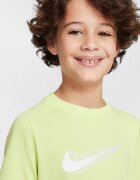 Nike Тренировъчна тениска Multi Бял/Лайм зелено