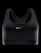 Nike Тренировън сутиен с изрязан гръб Бял/Черен