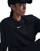 Nike Уголемен суитшърт с паднали ръкави Черен