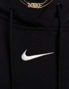 Nike Уголемено худи Phoenix с джоб кенгуру Черен