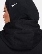 Nike Уголемено худи Phoenix с джоб кенгуру Черен