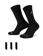 Nike Унисекс баскетболни чорапи - 3 чифта Черен