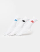 Nike Унисекс чирапи Everyday Essential - 3 чифта Бял