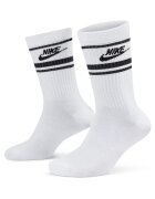 Nike Унисекс чорапи Everyday Essential - 3 чифта Бял/Черен