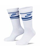 Nike Унисекс чорапи Everyday Essential - 3 чифта Бял/Син