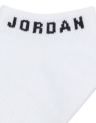 Nike Унисекс чорапи Jordan с лого - 3 чифта Бял