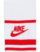 Nike Унисекс чорапи с лого - 3 чифта Червен/Бял