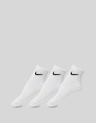 Nike Унисекс фитнес чорапи Everyday Lightweight с Dri-FIT - 3 чифта Бял
