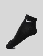 Nike Унисекс фитнес чорапи Everyday Lightweight с Dri-FIT - 3 чифта Черен