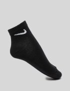 Nike Унисекс фитнес чорапи Everyday Lightweight с Dri-FIT - 3 чифта Черен