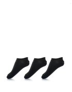 Nike Унисекс фитнес изрязани чорапи Value - 3 чифта Черен