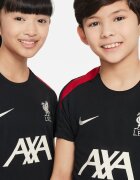 Nike Унисекс футболна тениска LFC с лого и контрасти Червен/Черен