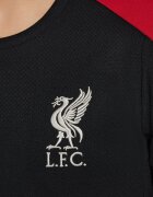Nike Унисекс футболна тениска LFC с лого и контрасти Червен/Черен