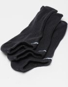 Nike Унисекс омекотени тренировъчни чорапи Everyday - 3 чифта Избеляло черно