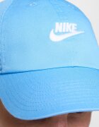 Nike Унисекс регулируема шапка Fly с бродирано лого Бял/Светлосин
