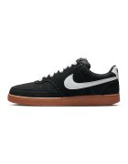 Nike Велурени спортни обувки Court Vision - Черен/Бял/Карамел